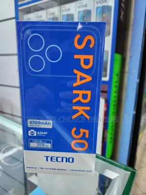 New Tecno Spark 50 128 GB Black