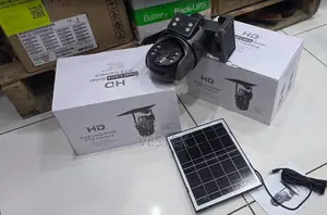 Wireless 4g Dual Lens Ubox Hd CCTV Outdoor Camera With Night Vision