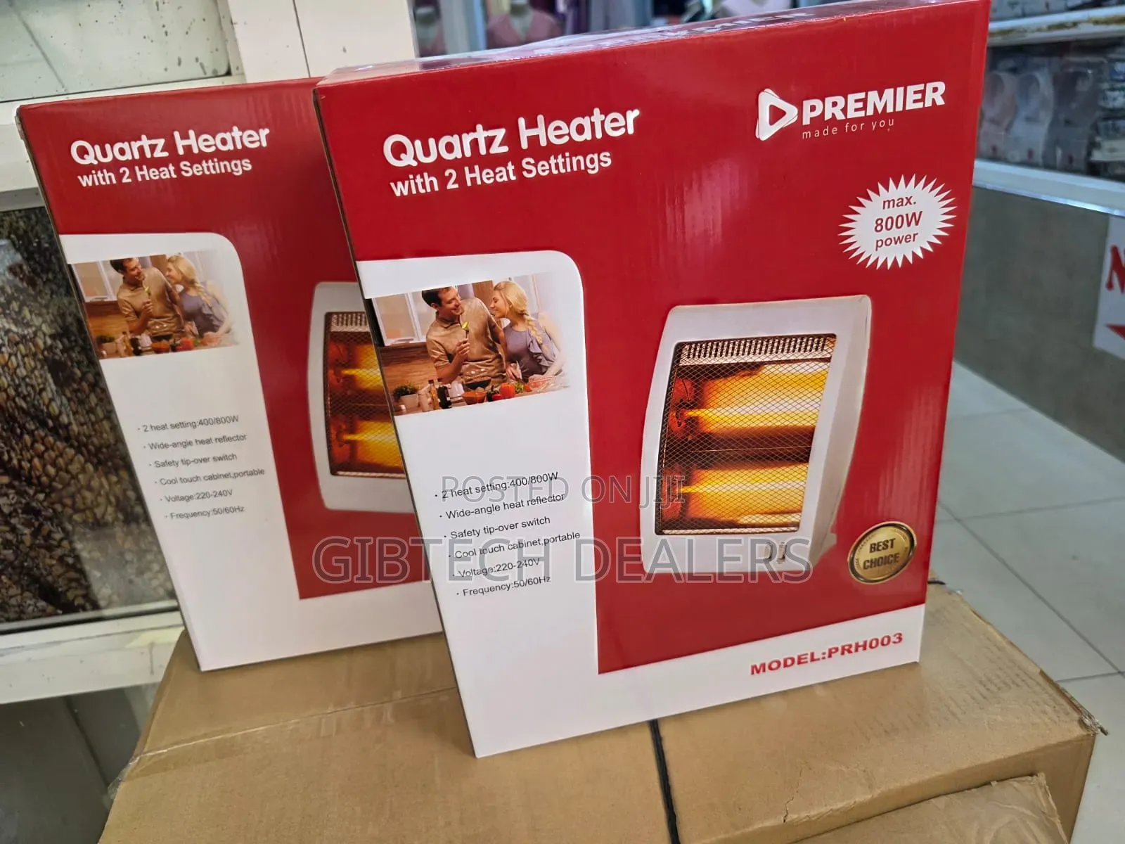 Premier Quartz 800w Home Room Heater