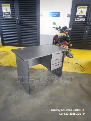 Grey Office 0.9m Desk