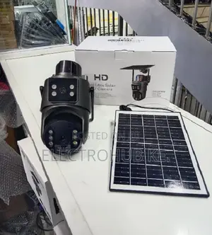 Solar Powered Wifi Camera - Dual View Outdoor Security System