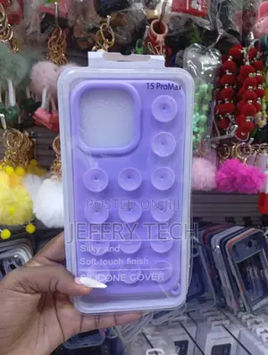 iPhone 15 Pro Max 3d Suction Cups, Often Called an "Octobuddy" Case.