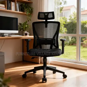 Ergonomic Swivel Mesh-Backrest High-Back Seat