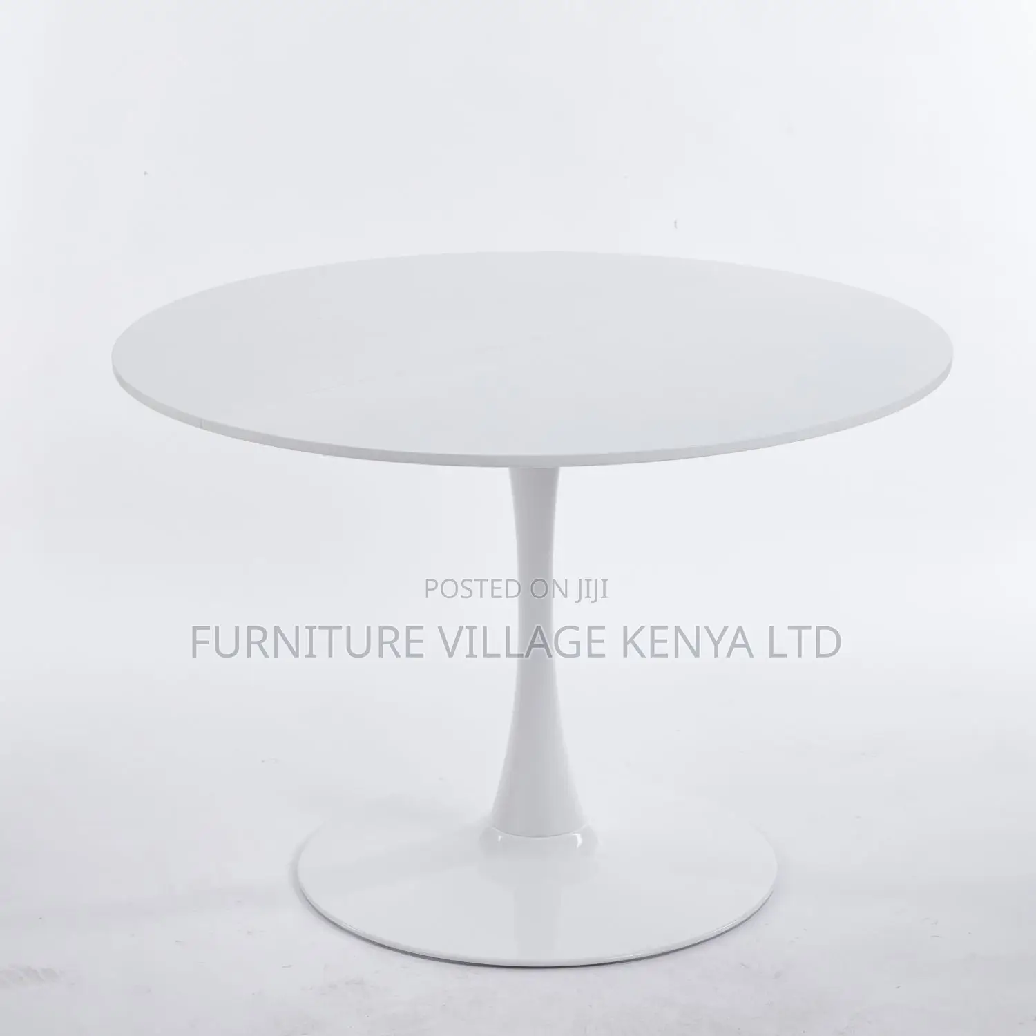 White Round Marble Top Eames Dining Table