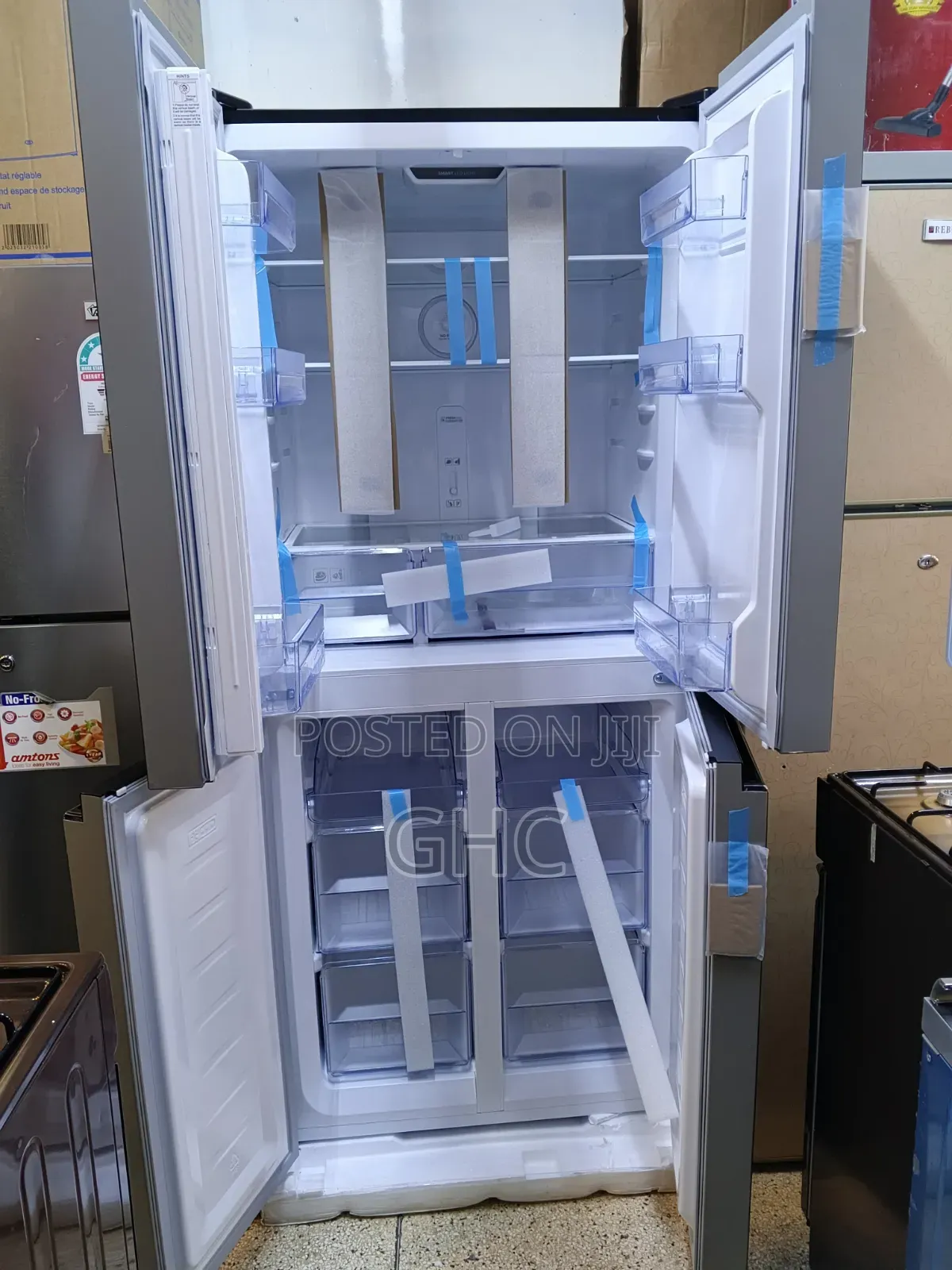 Roch 4-Door Refrigerator (Glass Door)