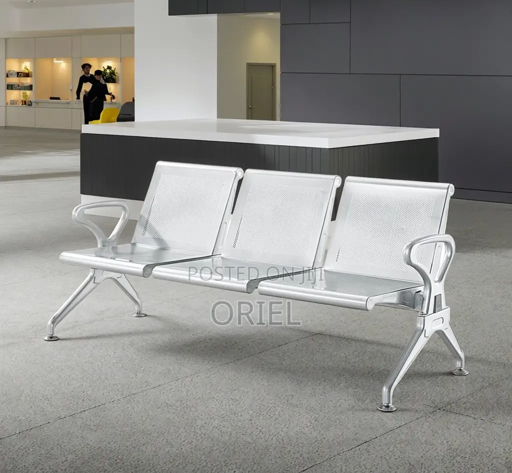 Modern Office Bench : Office Lobby 3-Seater Bench