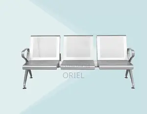 Modern Office Bench : Office Lobby 3-Seater Bench