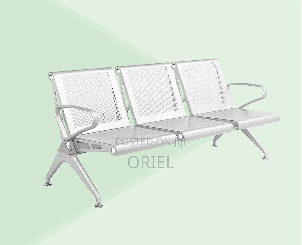 Modern Office Bench : Office Lobby 3-Seater Bench