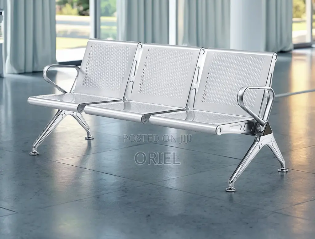 Modern Office Bench : Office Lobby 3-Seater Bench