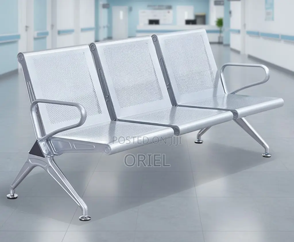 Modern Office Bench : Office Lobby 3-Seater Bench