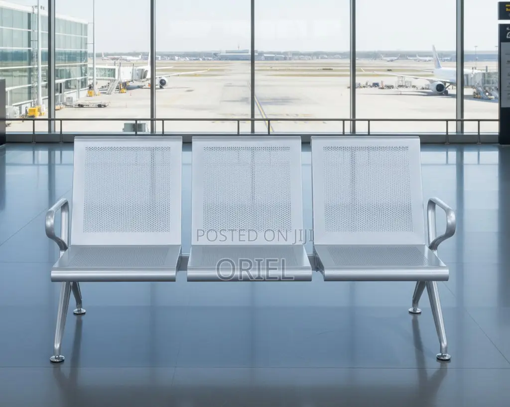 Modern Office Bench : Office Lobby 3-Seater Bench