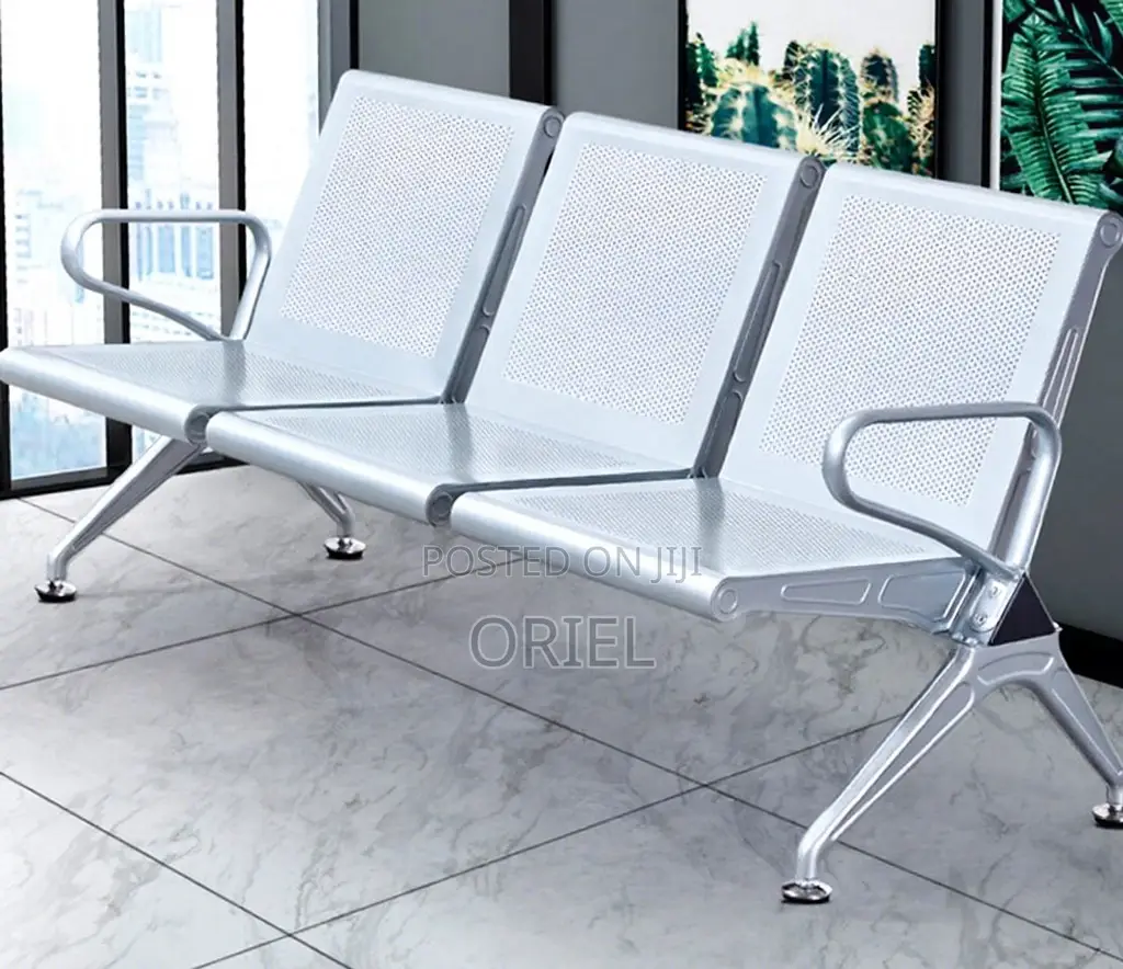Modern Office Bench : Office Lobby 3-Seater Bench