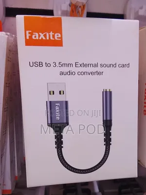 Usb to 3.5mm External Sound Card Audio Converter