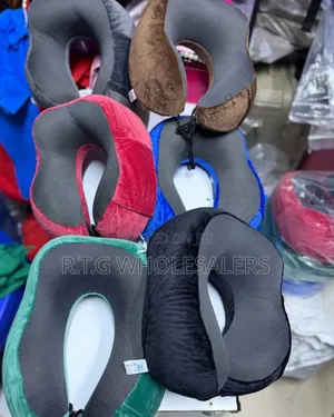 Microfiber Travel Neck Pillow – Soft Neck Support Cushion