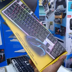 Backlit Keyboard With Mouse