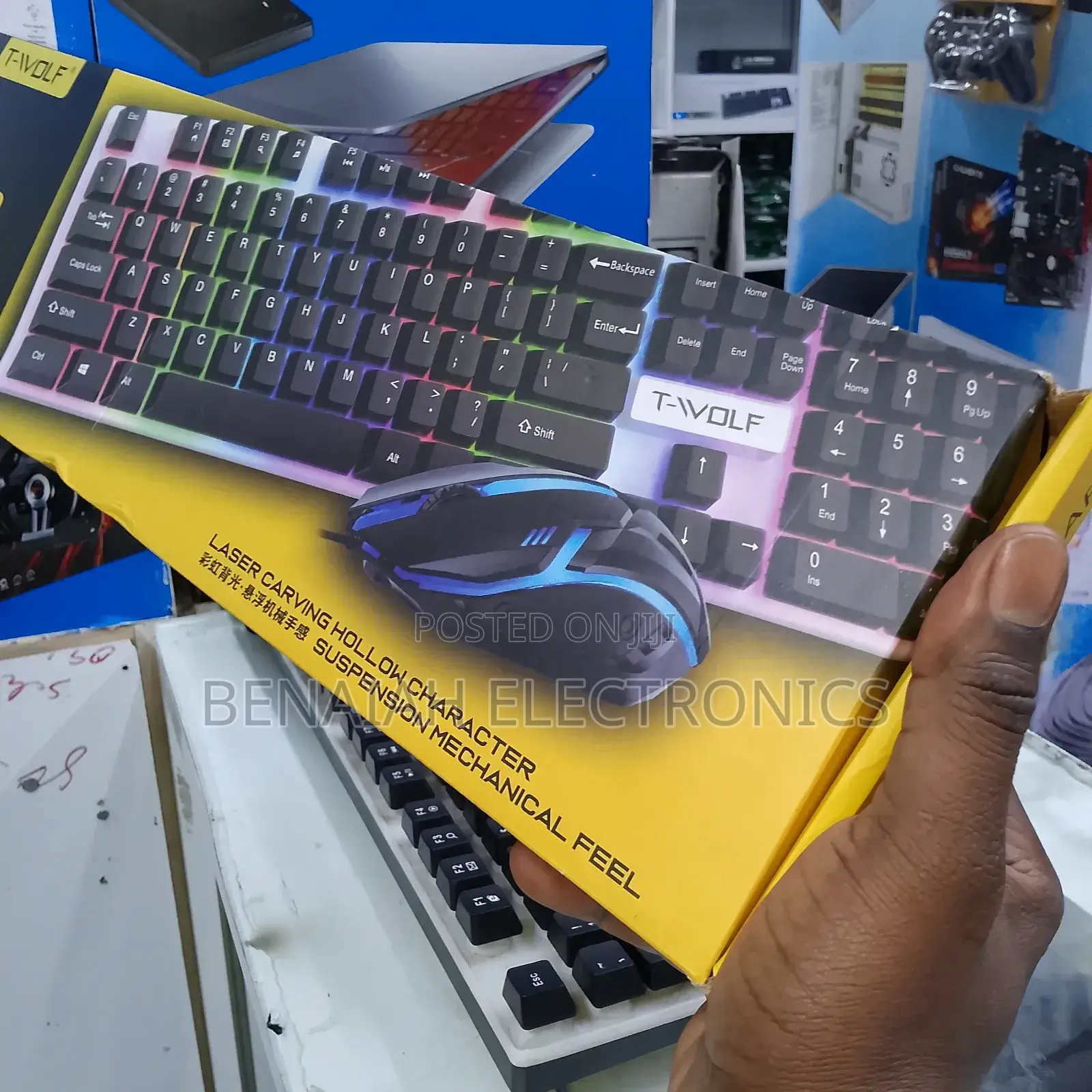Efficient Keyboard, Backlit Keyboard With Mouse
