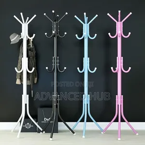 Metallic Coat/Bag Rack