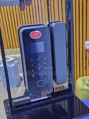 Automatic Glass Door Lock With App and Fingerprint Sensor