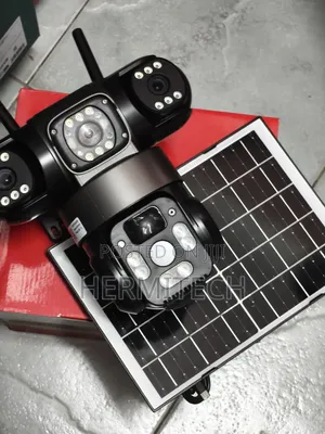 PTZ Wifi Camera Solar Powered CCTV Outdoor Monocrystalline Panel Solar