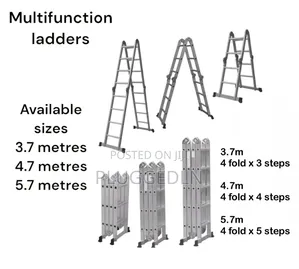 Multifunction Ladders -4.7 Metres4 Fold4 Steps