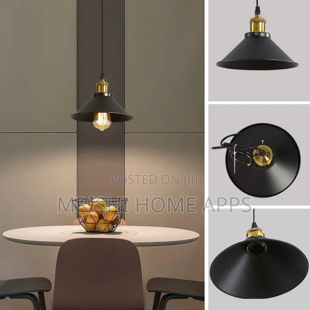 3 Retro Industrial Pendant Lights