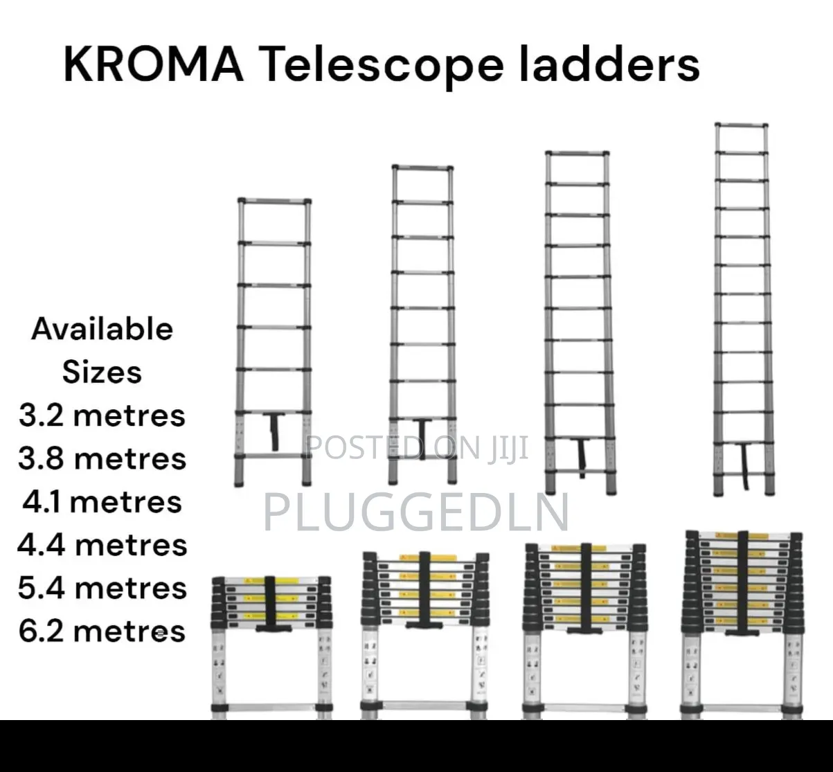 Kroma Telescopic Ladders 4.1 Meters.