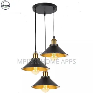 3 Lights Vintage Industrial Pendant Light