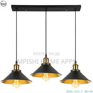 3 Lights Vintage Industrial Pendant Light