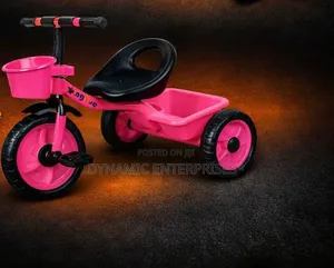 Kids 3-wheel Tricycle With Front Basket Rear Storage