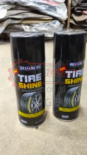 Spray Paint Tire Shine