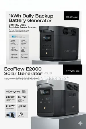 Ecoflow Portable Power Station 500w 1kwh