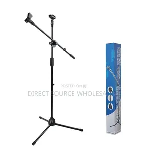Floor Tripod Microphone Holder Stand Flexible Arm
