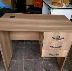 Light Brown Wooden Office Desk