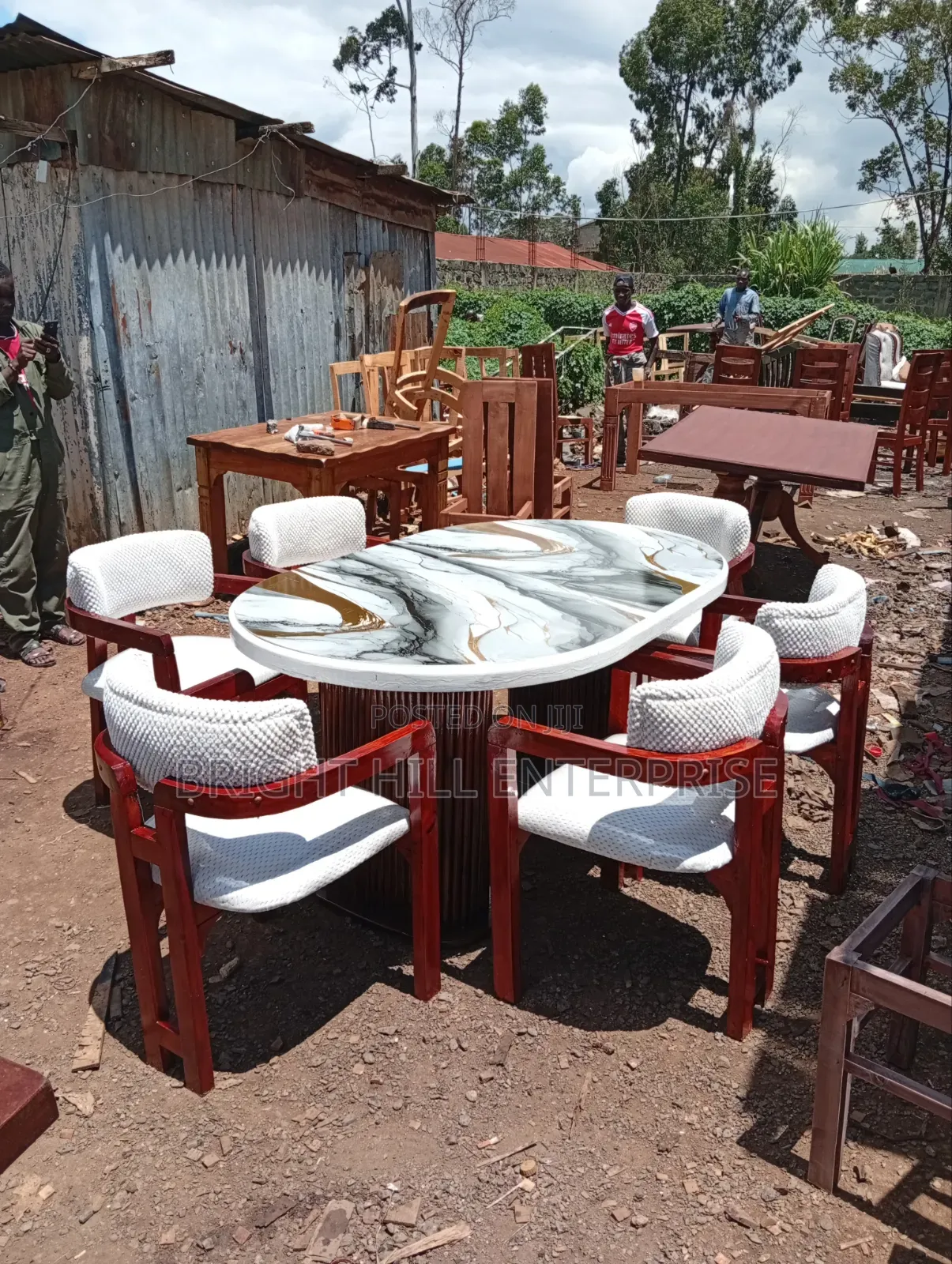 Marble Topped6 Seater Dining