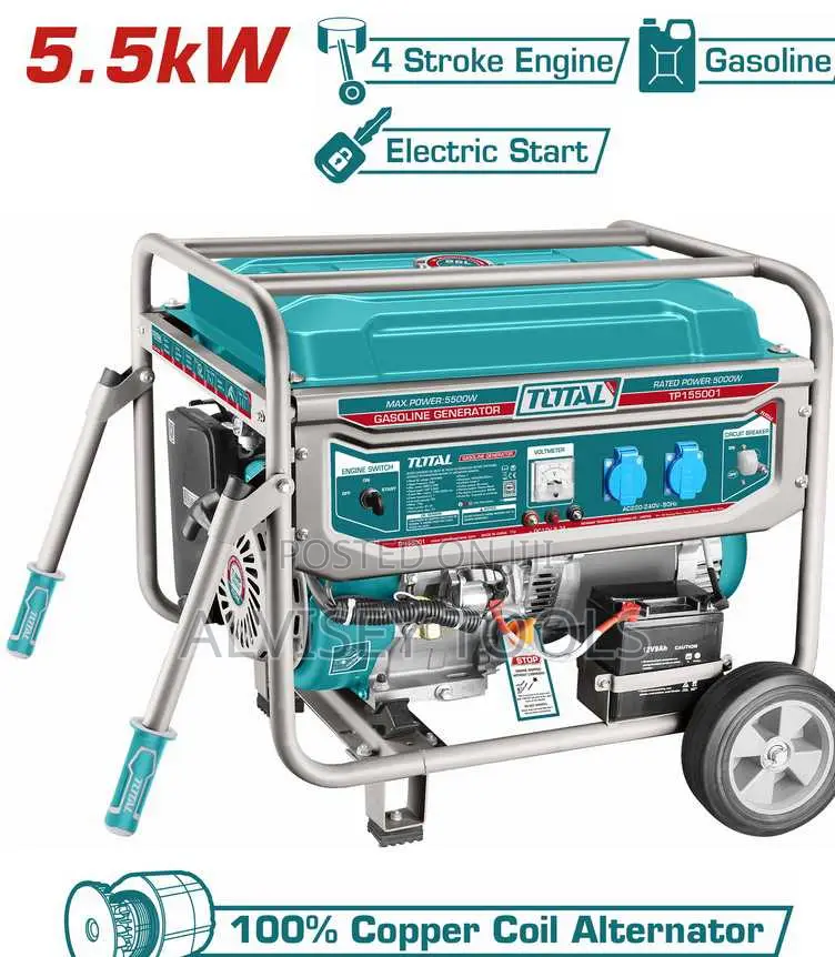 Total Tp155001 Gasoline Generator 5.5kw