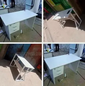 Reliable White Office Desk