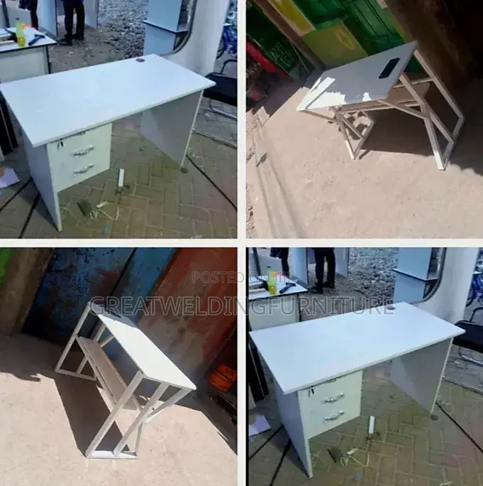 Reliable White Office Desk