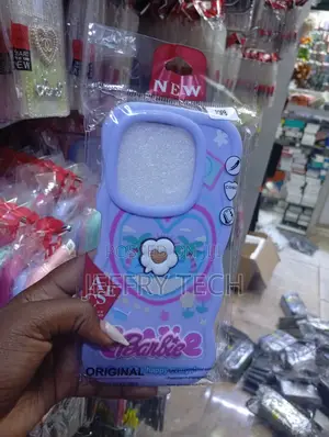 Tecno Pop 8 Lavender-Colored Barbie-Themed Phone Case