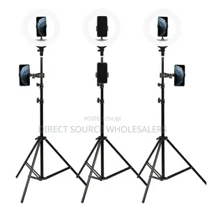 Selfie Ring Light With 2 Phone Holders