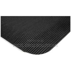 Ribbed Rubber Mat for Home, Office and Industrial Floor Use Areas