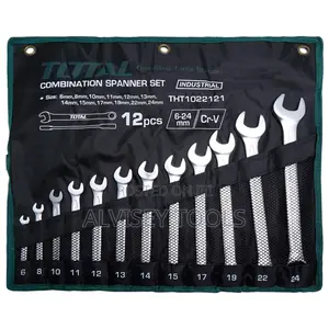 Total THTPCS Combination Spanner Set
Size:6-24mm