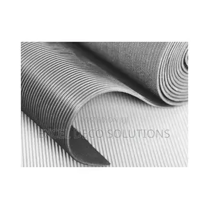 Ribbed Rubber Mat for Clean, Safe and Durable Floor Protection Use