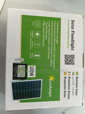 Ecoamps 100w Solar Light
