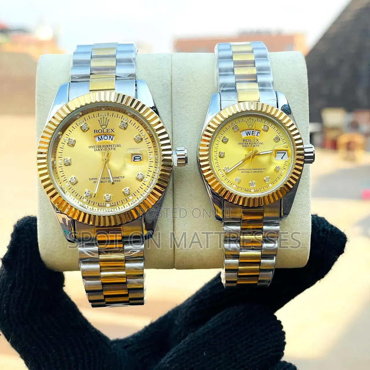 Rolex Couple Set. Multiple Colour Options. Delivery Available.