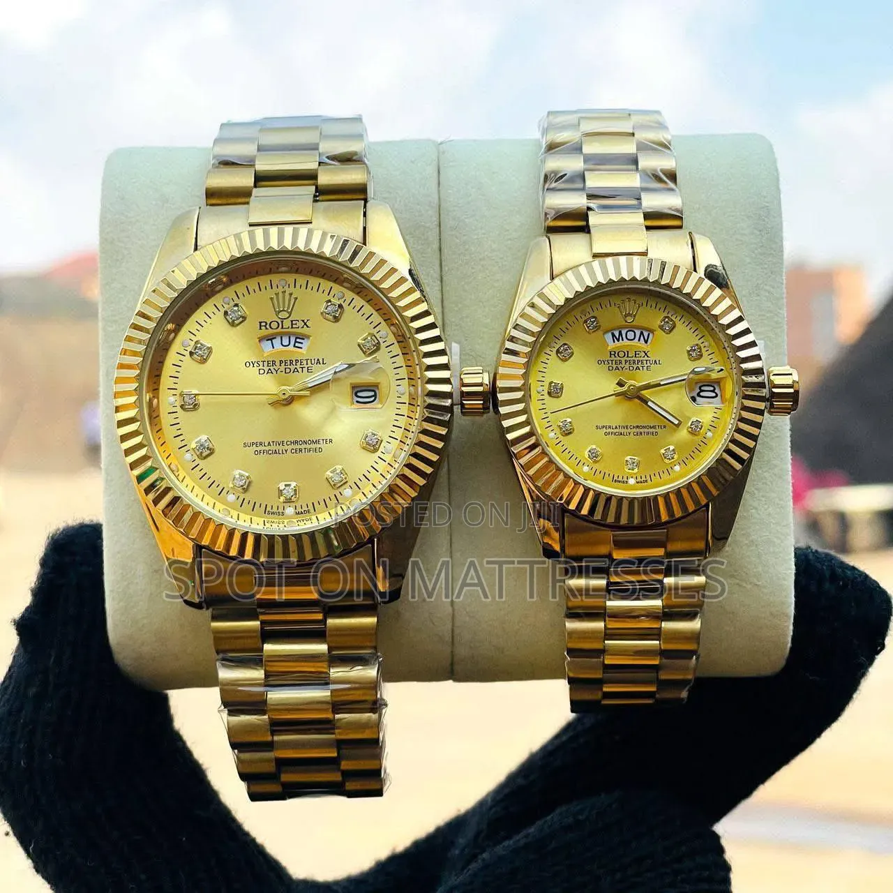 Rolex Couple Set. Multiple Colour Options. Delivery Available.