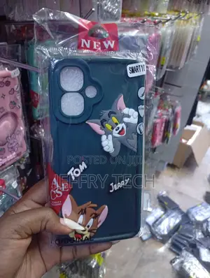 Infinix Smart 10 3d Tom Jerry Silicone Back Case