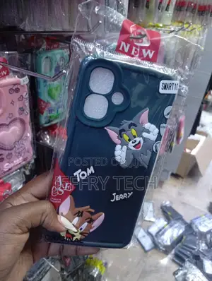 Infinix Smart 10 3d Tom Jerry Silicone Back Case