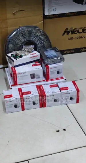 6 Hikvision CCTV Surveillance Cameras Complete System