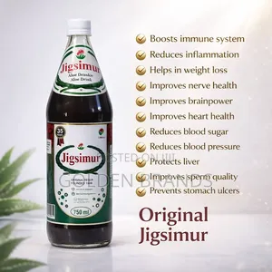 Original Jigsimur Aloe Drink–Natural Wellness Booster! 750 Ml