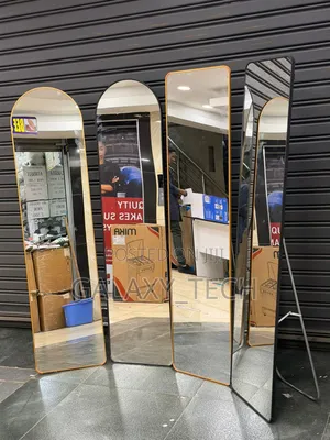 Mini Classy Arched Aluminum Full Length Dressing Mirror